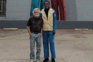 Kent Twitchell Monument to the Special Olympics (Rafer Johnson and Loretta Claiborne) Part2©2015 ArtSceneCal Gilbert Ortiz
